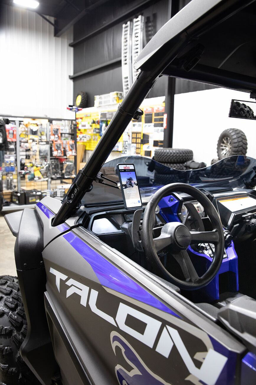 Klock Werks Phone Mount Utv - 2.00 Offset R/C Mount (F