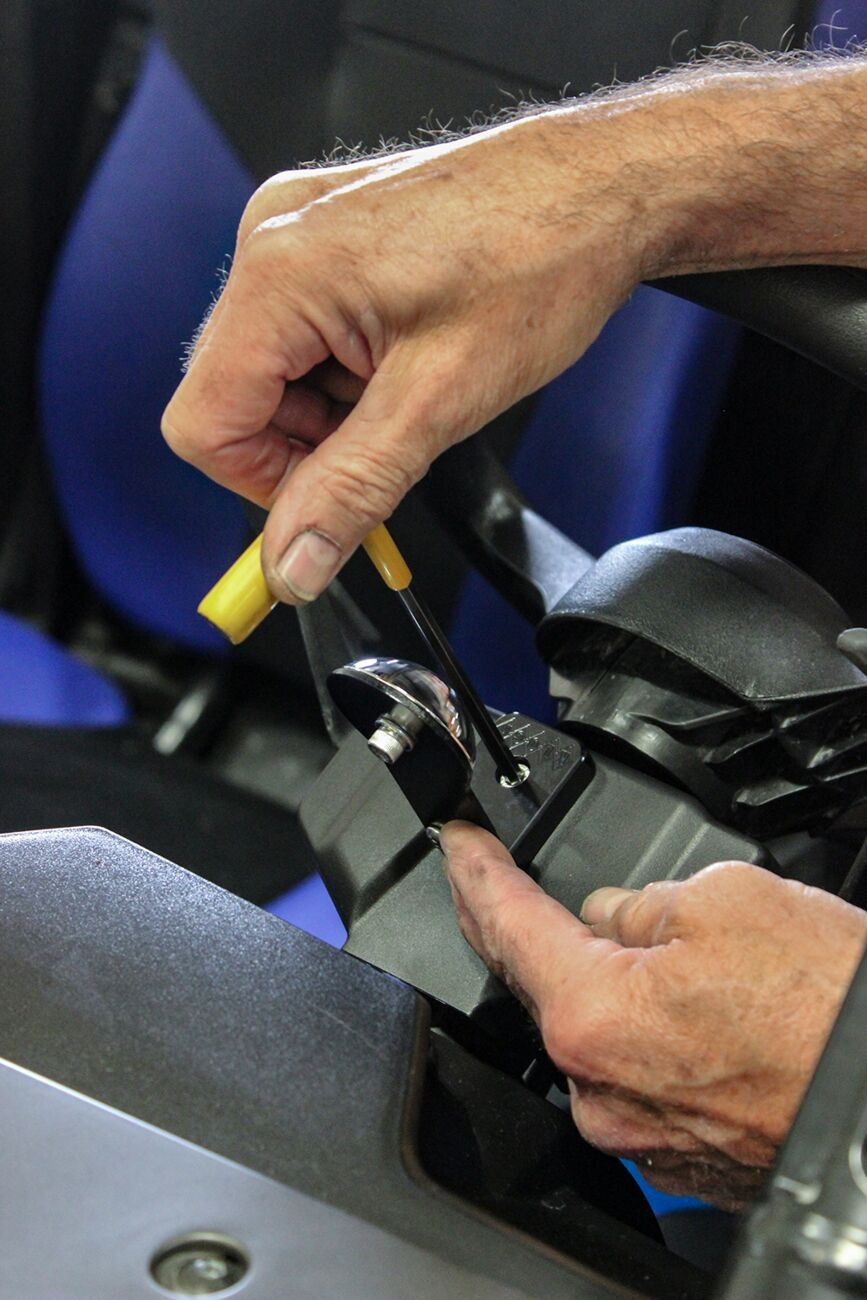 Klock Werks Phone Mount Honda - Talon - Steering Colum