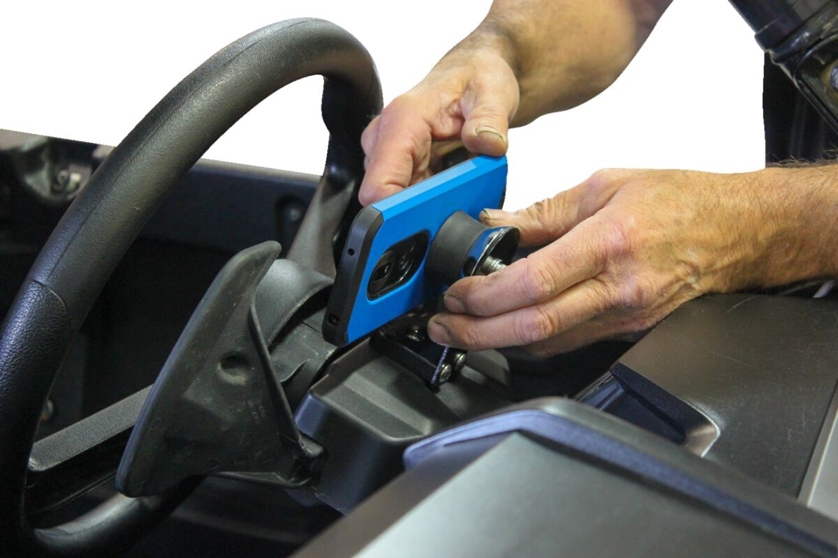 Klock Werks Phone Mount Honda - Talon - Steering Colum