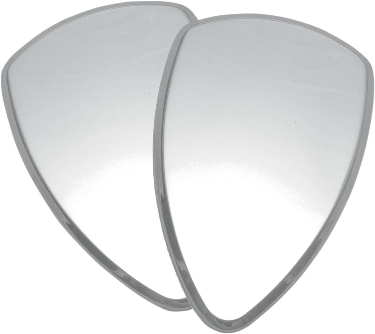 Baron Cover Mini Teardrop Smooth Chrome Cover Mini Teardrop Smth