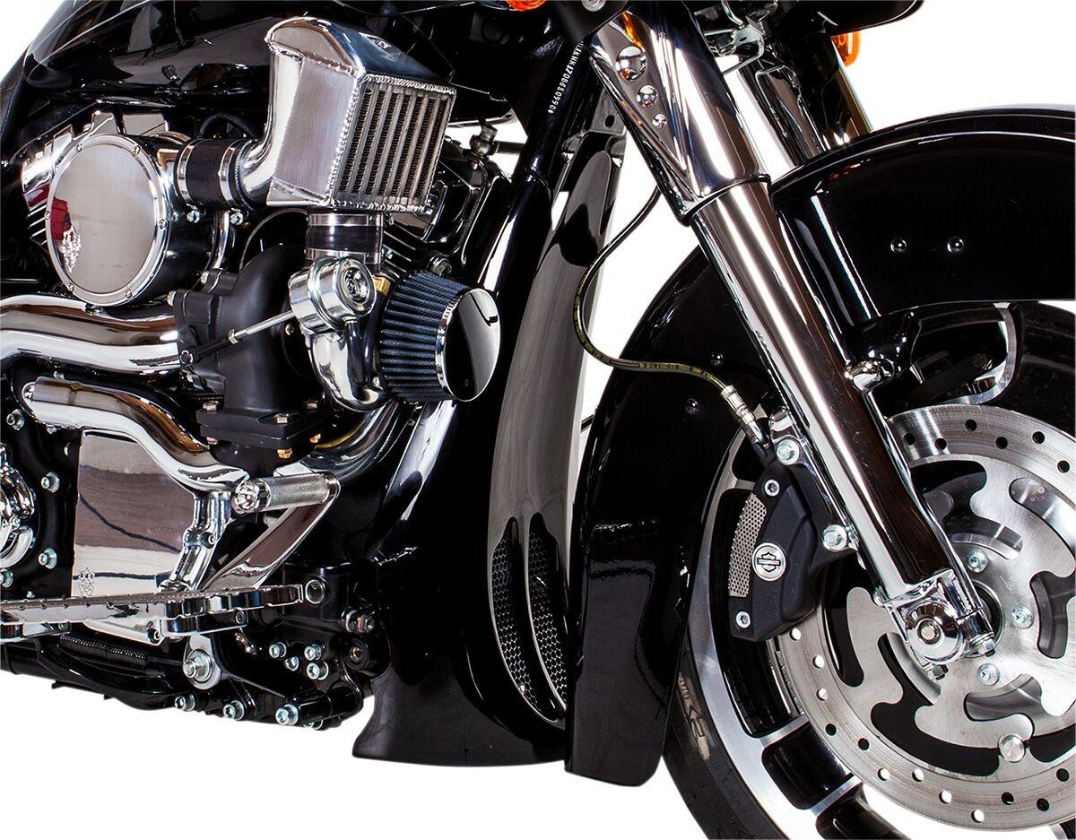 Trask Chin Spoiler Non-Raked Fiberglass Cover Frame 09-13 Fl