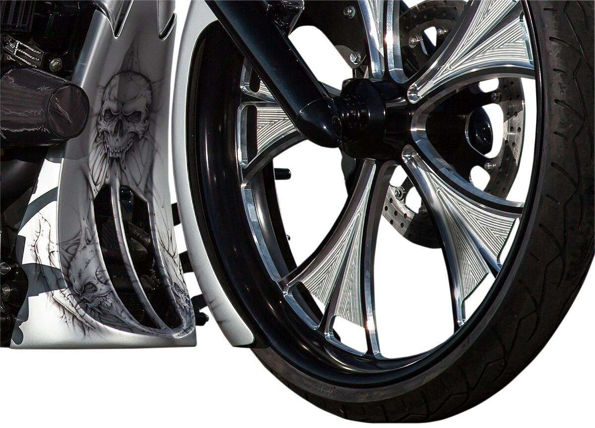 Trask Chin Spoiler Non-Raked Fiberglass Cover Frame 98-08 Fl