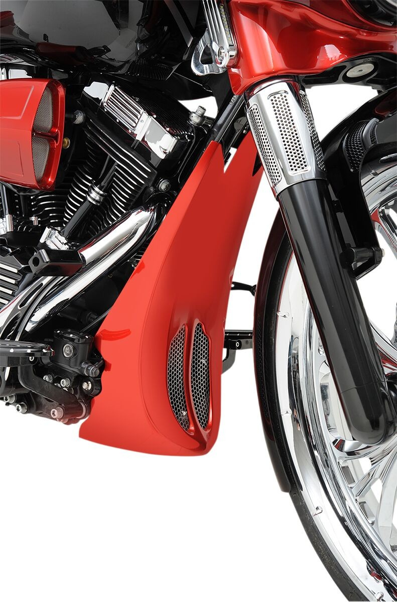 Trask Chin Spoiler Non-Raked Fiberglass Cover Frame 14-16 Flht