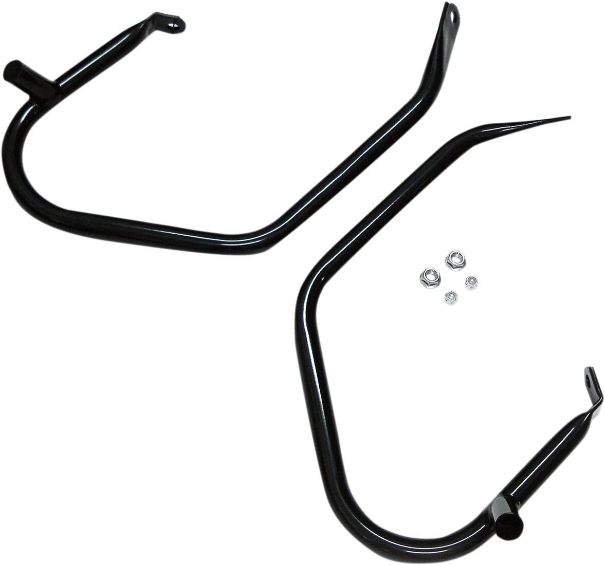 Drag Specialties Saddlebag Guards Low-Profile Black Bars S/B Grd Cmft