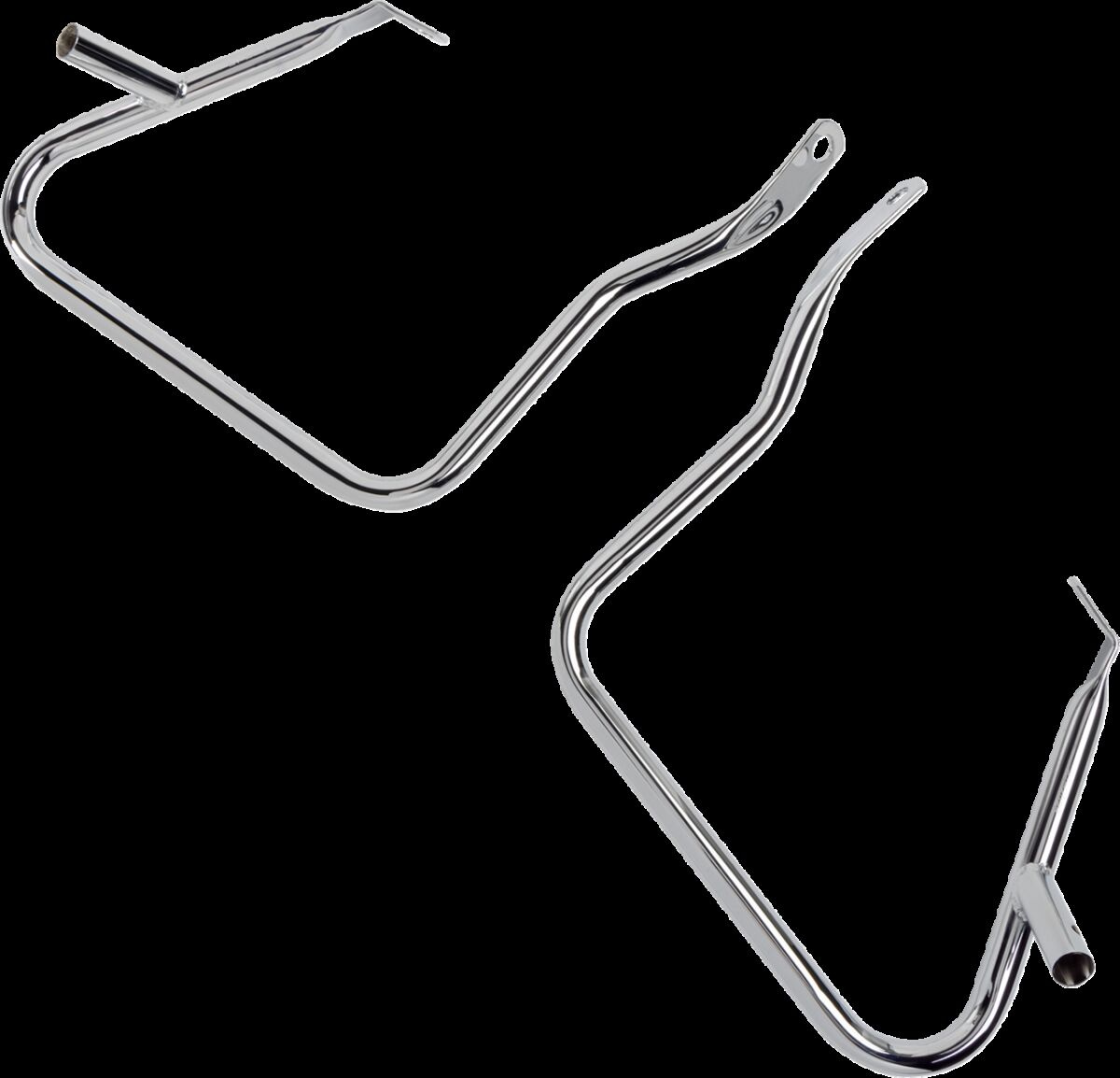 Drag Specialties Saddlebag Guards Chrome Bars S/B Guard Chr 14-19