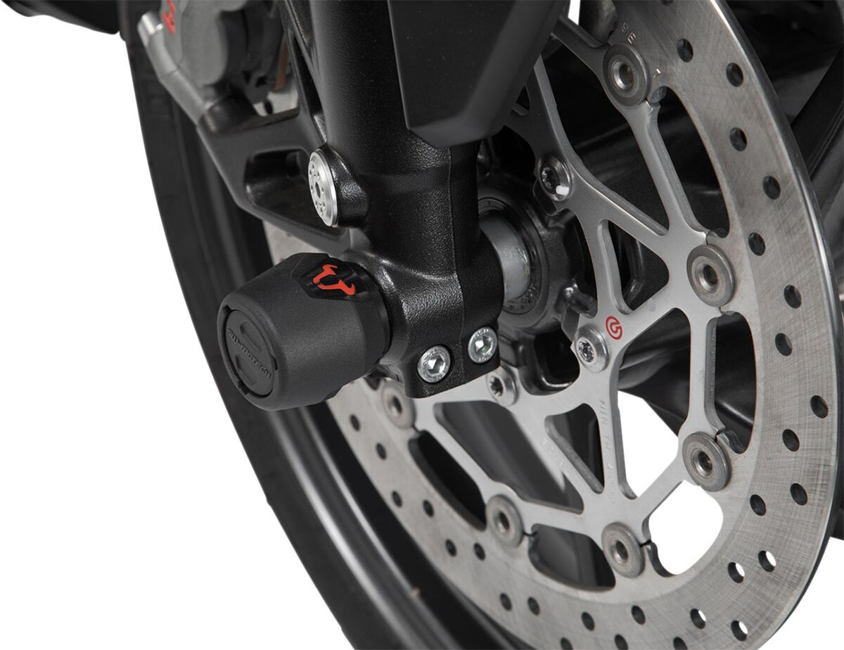 Sw-Motech Front Axle Slider Set Black V-Strom 1000 / 1050, Mt-10 Front