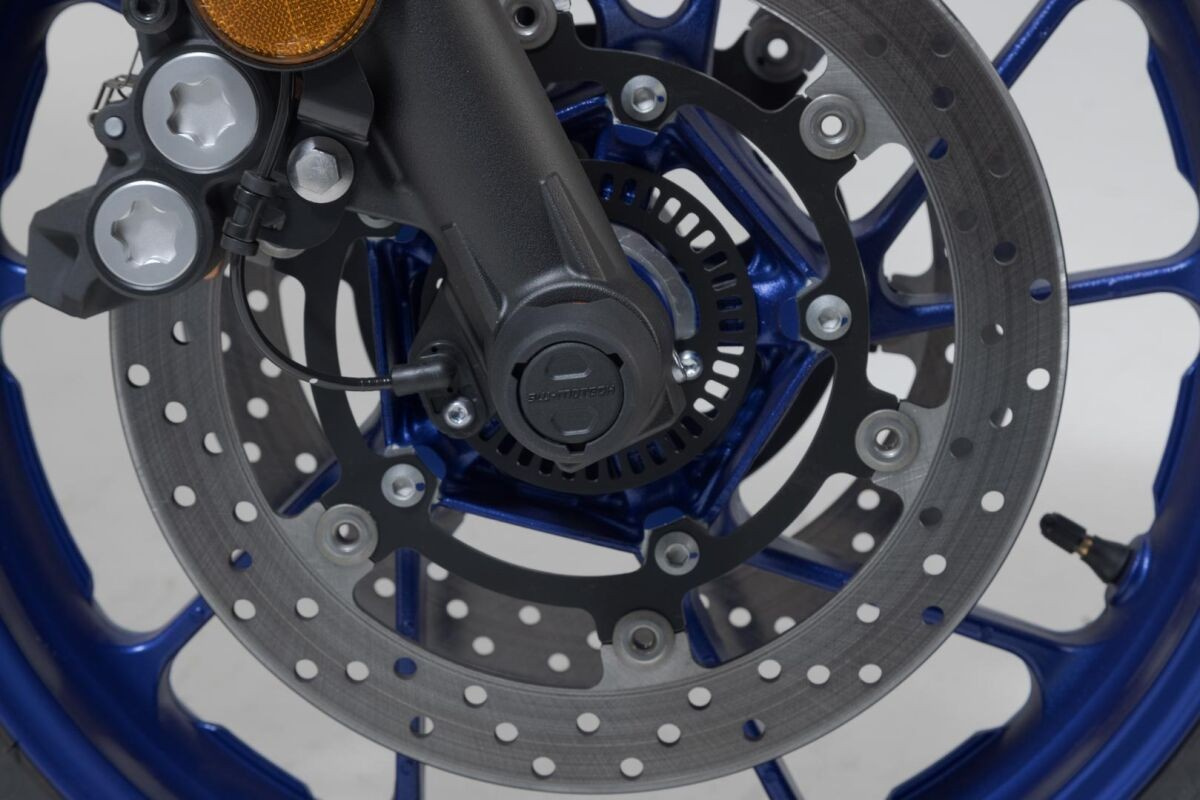 Sw-Motech Front Axle Slider Set Black Yamaha Mt-07 / Yamaha Xsr700 Fro