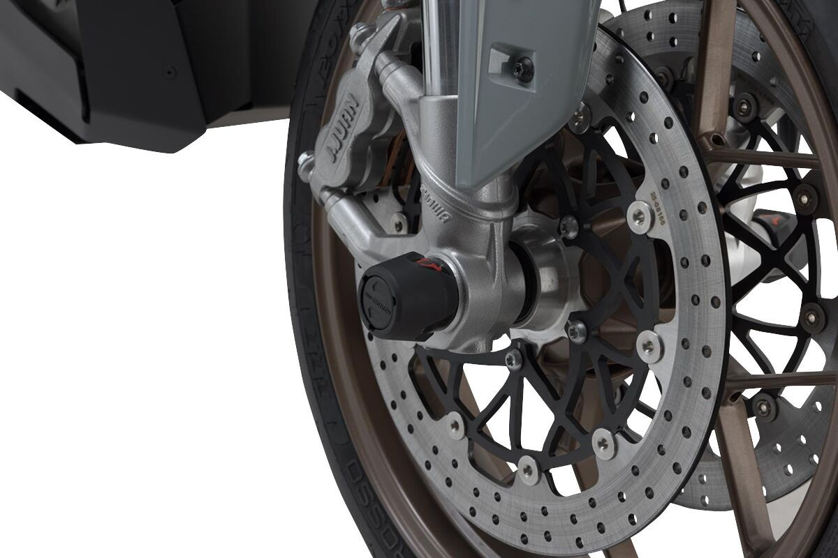 Sw-Motech Front Axle Slider Set Black Zero Sr/F Front Axle Slider Set