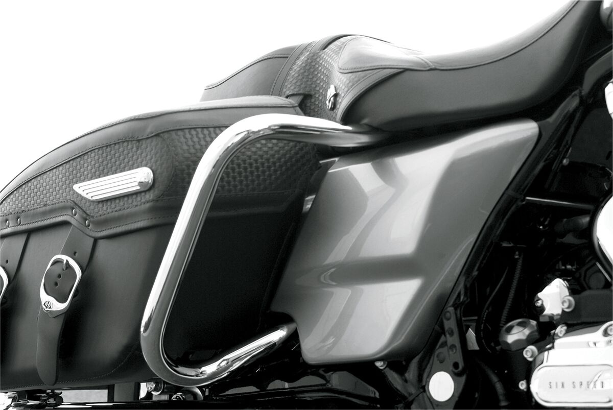 Drag Specialties Big Buffalo Rear Engine Bar Chrome Guard Rr Bag 97-13