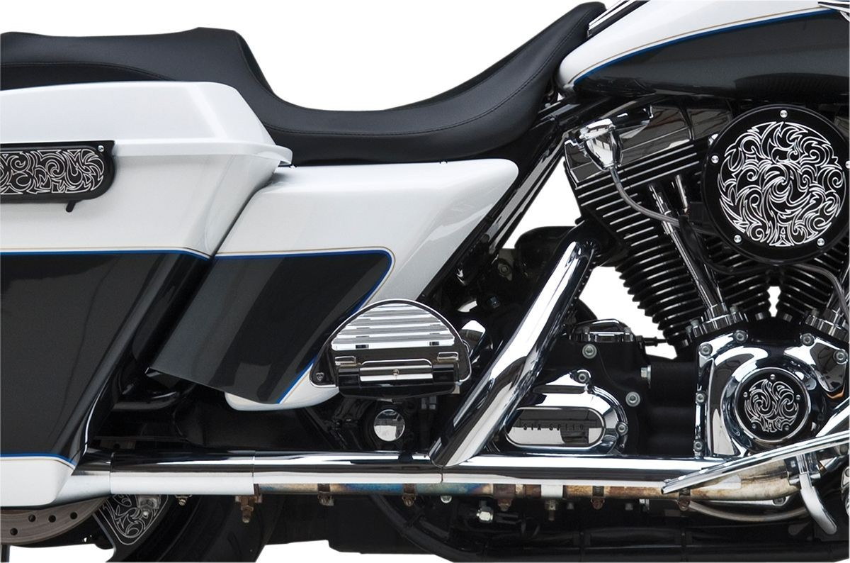 Arlen Ness Side Covers Black Cover Side 09-13 Flt