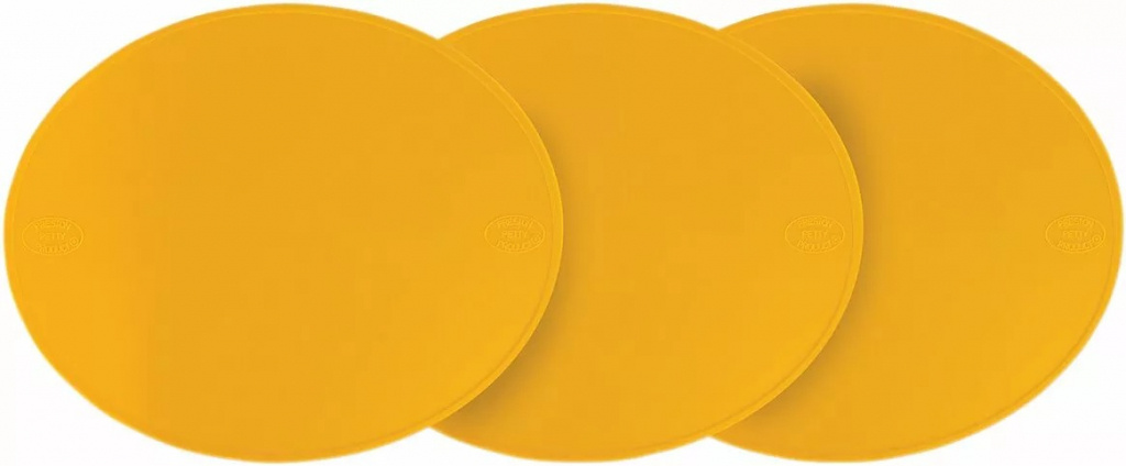 Polisport Front Number Plates (3P) Preston Petty Dark Yellow Plate# 3P