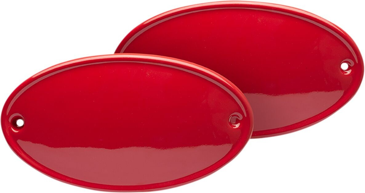 C-Racer Side Number Plates Royal Enfield Red Side N/Plates Renfield