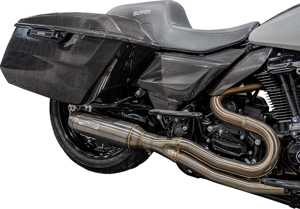 Slyfox Cover Side Left Carbon Fiber Gloss 2018-23 Softail Cover Side R