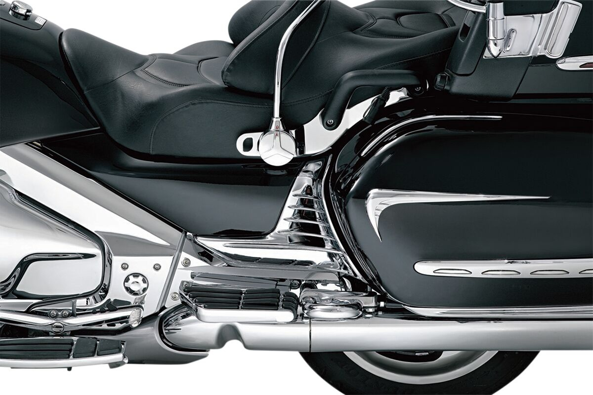 Kuryakyn Louvered Chrome Battery Box Covers Cover Louvered Battery Box