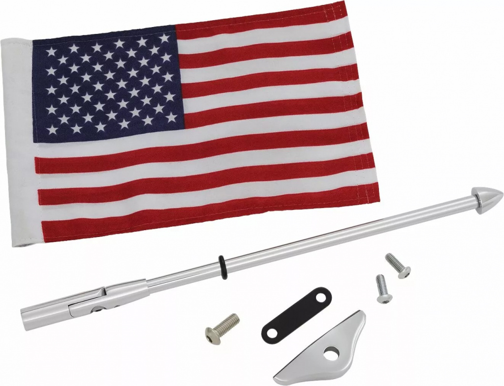 Show Chrome Flag Pole Gl1800 18 Flag Pole Gl1800 18