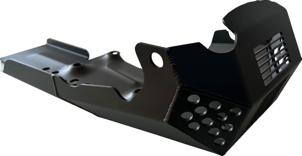 Drag Specialties Skid Plate Alum Blk 21-23 Pan America Skid Plate Alum