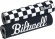 Biltwell Moto Bar Pad Checkers/Script Black Pad Cr
