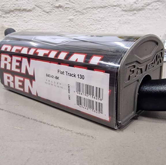 Renthal Fatbar 843 Flta Track Bk Fatbar 843 Flat Track Bk