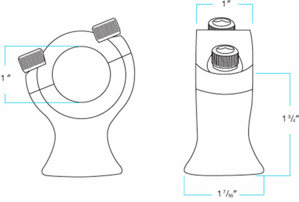 Biltwell 44,5 Mm Slimline Steel Risers Raw Polished Risers Slimline 1.