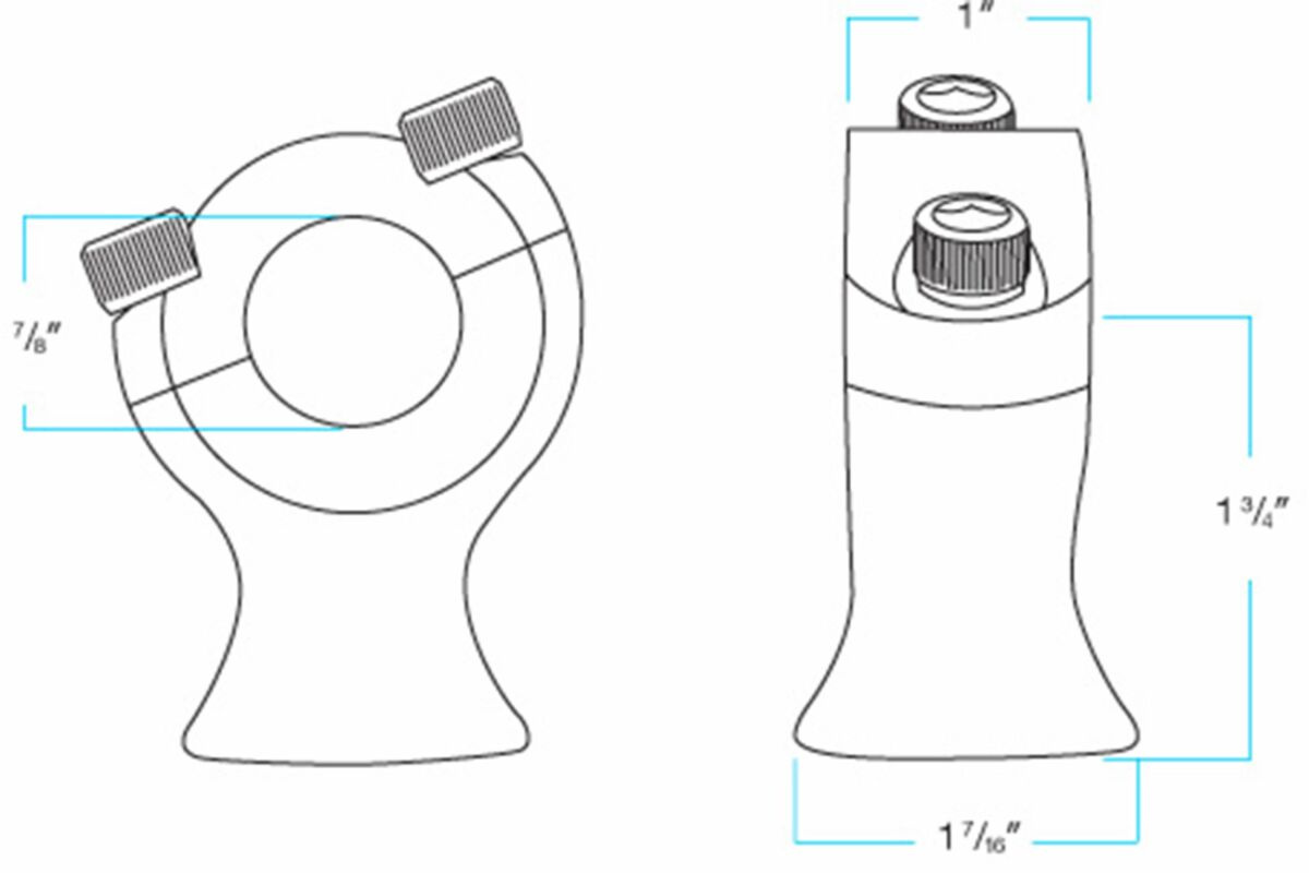 Biltwell  Risers Slimline 7/8 Chr