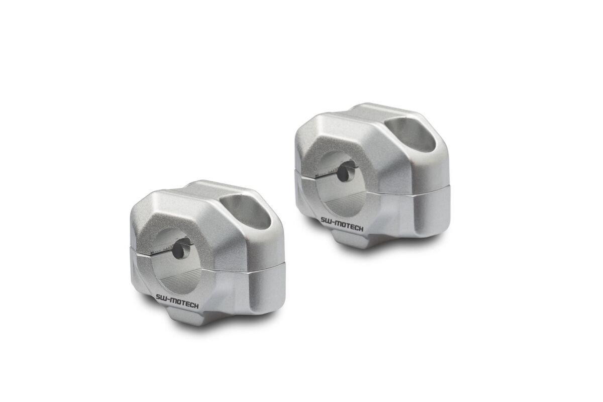 Sw-Motech Bar Riser For 22Mm Silver Bar Riser For 22Mm Silver