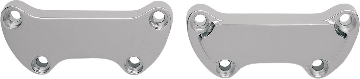 Drag Specialties Handlebar Top Clamp Scalloped Chrome Scalloped H/Bar