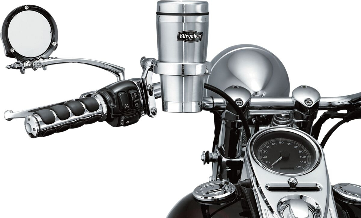 Kuryakyn Universal Drink Holder With Stainless Cup Chrome Universal Dr