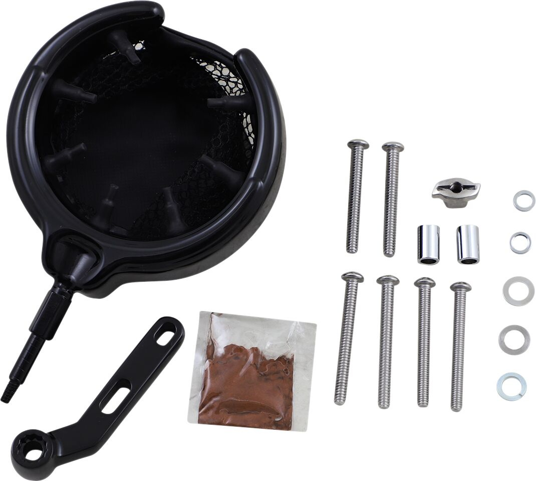 Kuryakyn Gloss Black Drink Holder, Universal Drink Holder W/1 Per