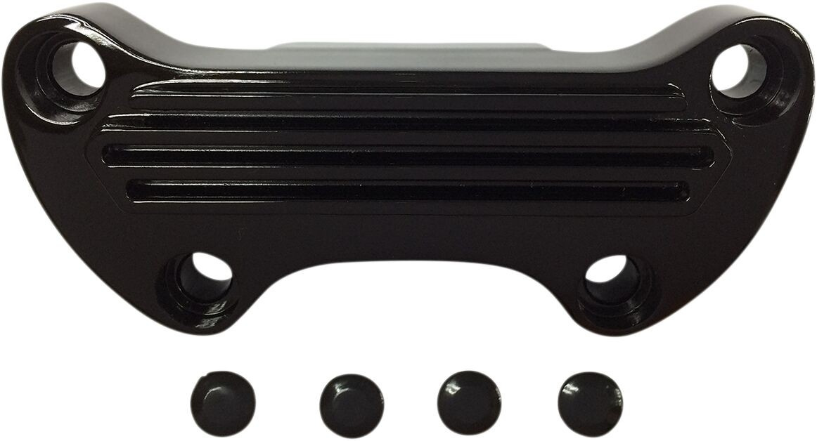 Drag Specialties  Clamp Hb Finned Gl Blk