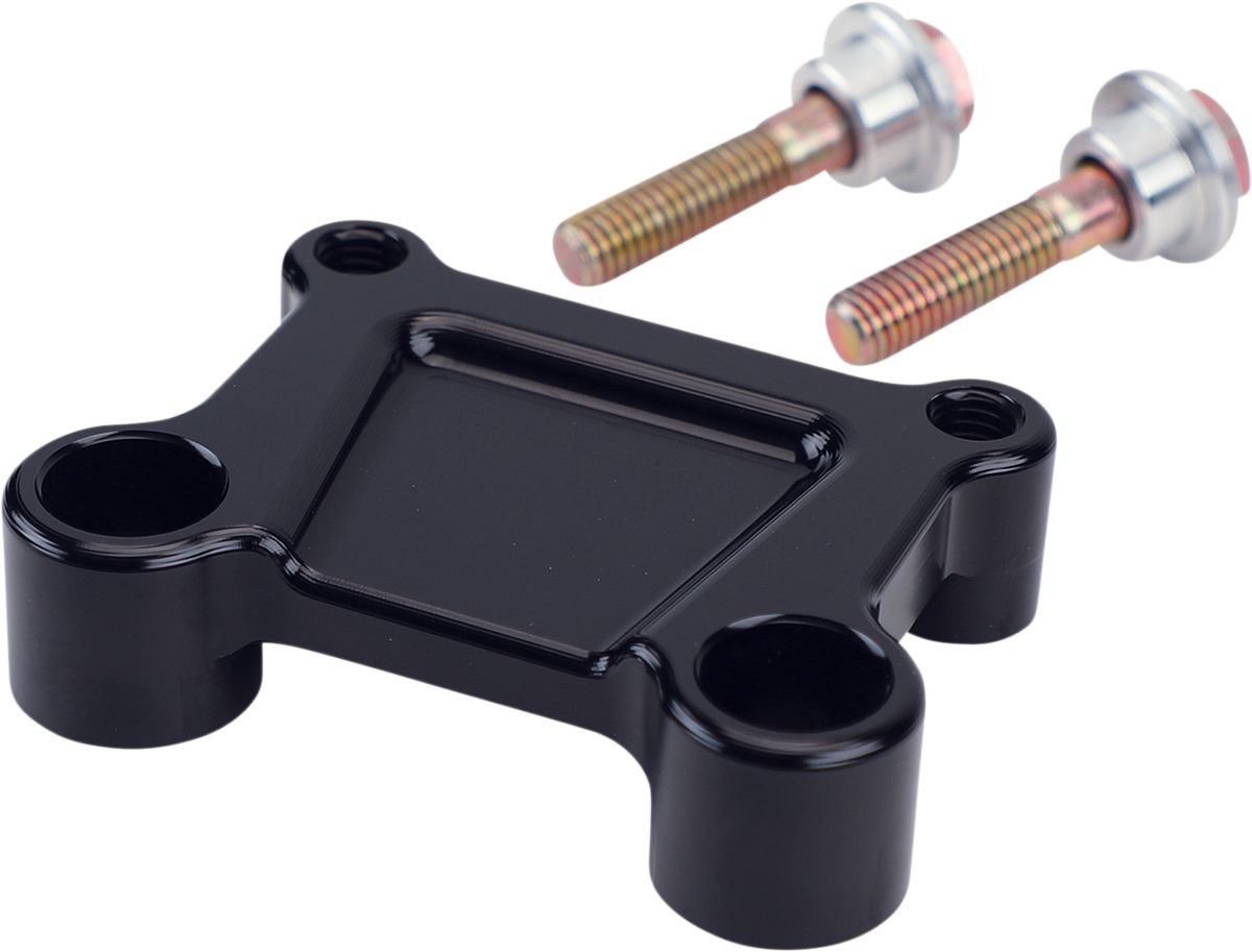 La Choppers Black T-Bar Handlebar Adapter For Flh Adapter Tbar Black F