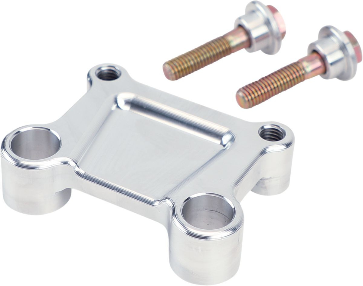 La Choppers Chrome T-Bar Handlebar Adapter For Flh Adapter Tbar Raw Al