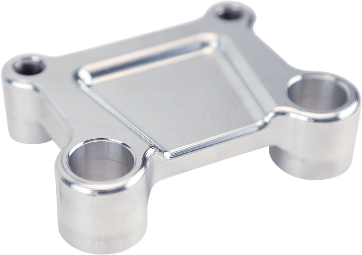 La Choppers Chrome T-Bar Handlebar Adapter For Flh Adapter Tbar Raw Al