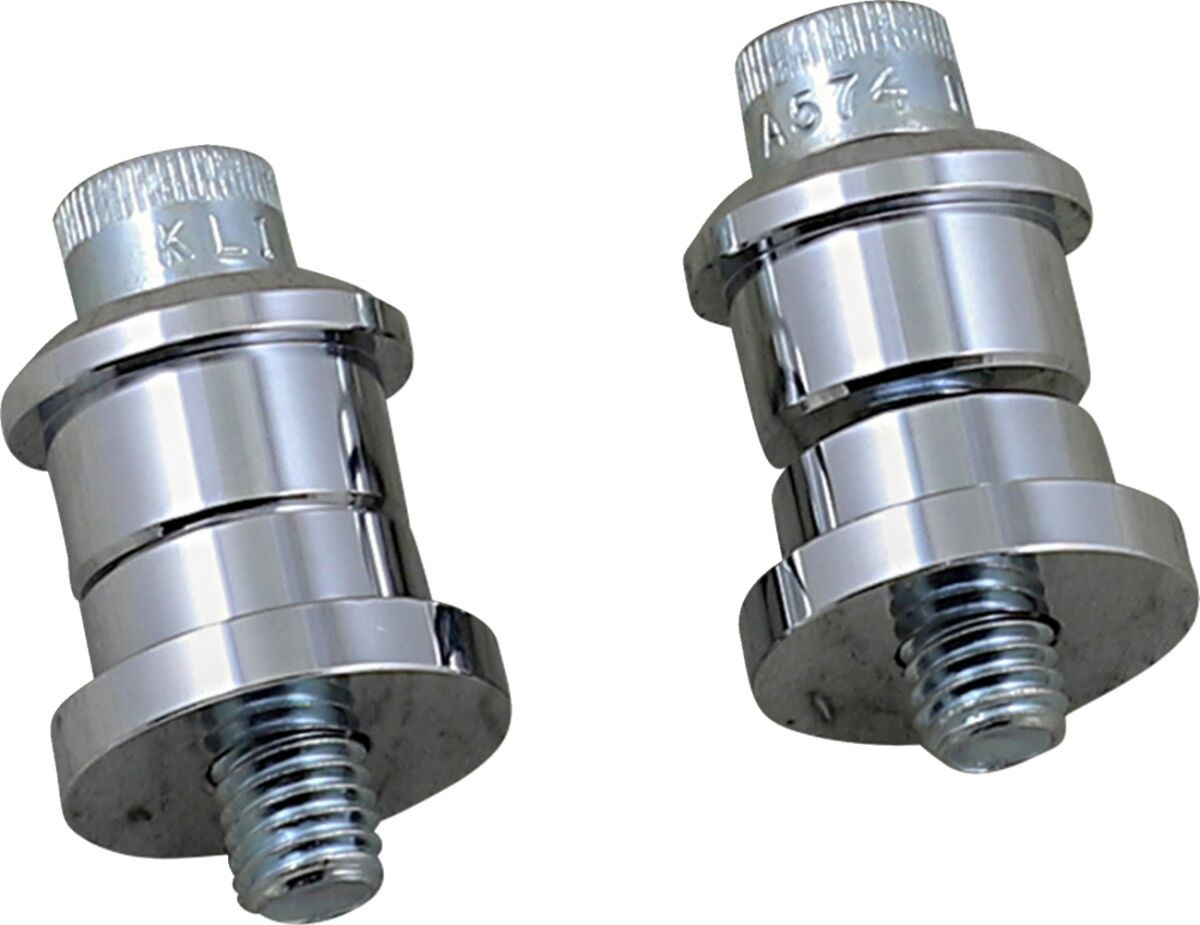 Biltwell Chrome Solid Riser Bushings Riser Bushings Solid Chr