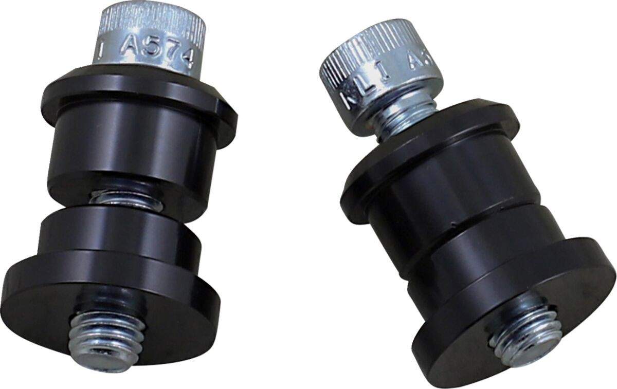 Biltwell Black Solid Riser Bushings Riser Bushings Solid Blk