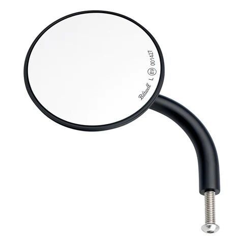 Biltwell Mirror Sh Round Hd Bk Mirror Sh Round Hd Bk