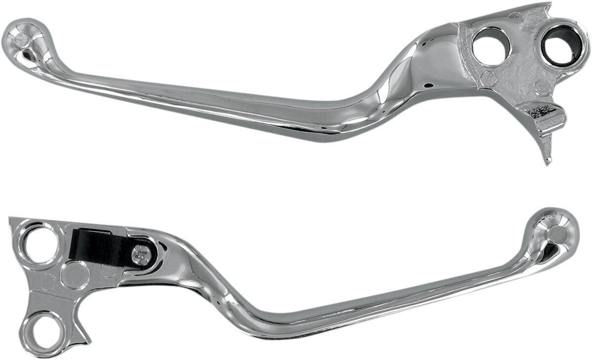 Drag Specialties Lever Set Wide Blade Chrome Lever Set Chr 96-15 Bt