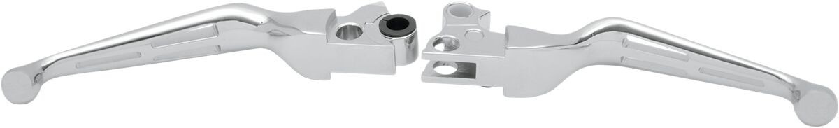 Drag Specialties Lever Set Slotted Wide Blade Chrome Levers Slot Chr 9