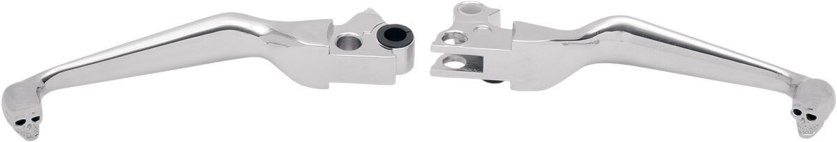 Drag Specialties Skull Lever Set Chrome Levers Skull 96-17 Bt
