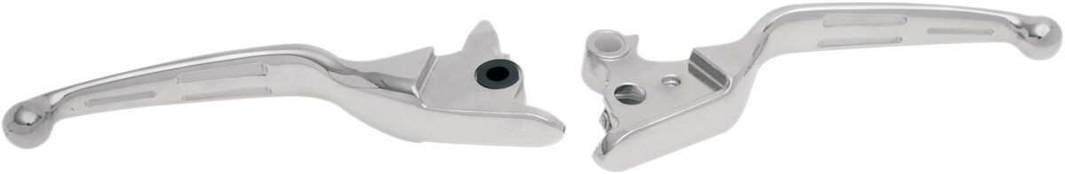 Drag Specialties Lever Set Slotted Wide Blade Chrome Levers Slot Chr 0