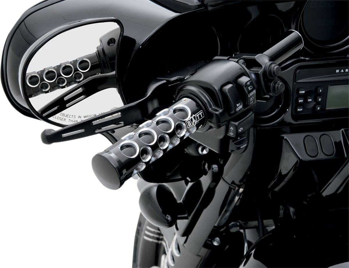 Drag Specialties Lever Set Slotted Wide Blade Black Levers Slot Blk 08