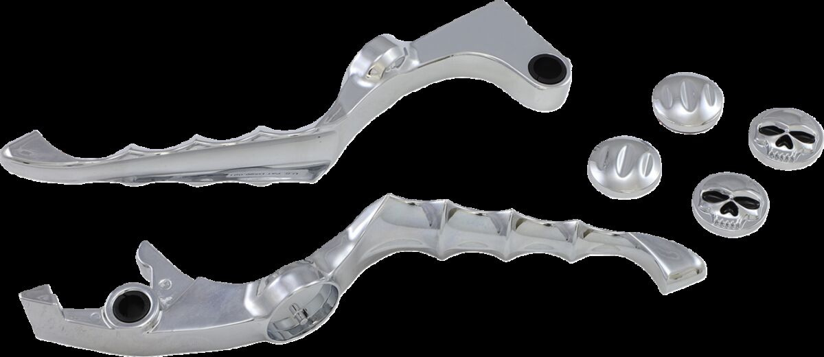 Kuryakyn Levers Zombie For Honda Chrome Levers Zombie- Honda - Chrome