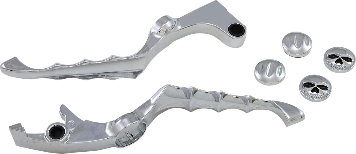 Kuryakyn Levers Zombie For Honda Chrome Levers Zombie- Honda - Chrome