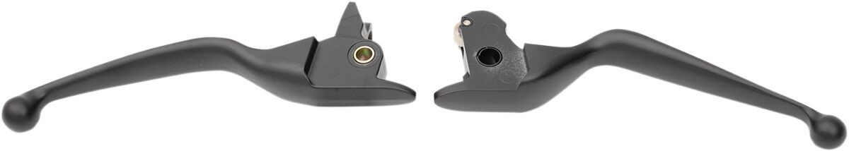 Drag Specialties Matte Black Wide Blade Lever Set Levers Hand Blk 14-1