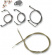 La Choppers Cable And Brake Line Kit Stainless Braided For 18
