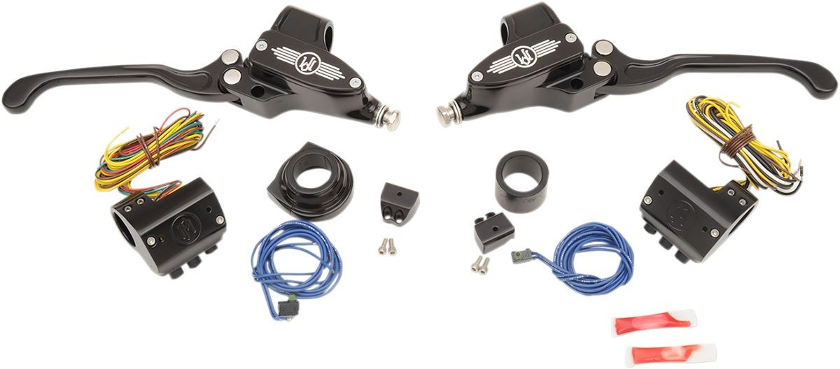 Performance Machine (Pm) Handlebar Control Kits Hydraulic Black Hand C