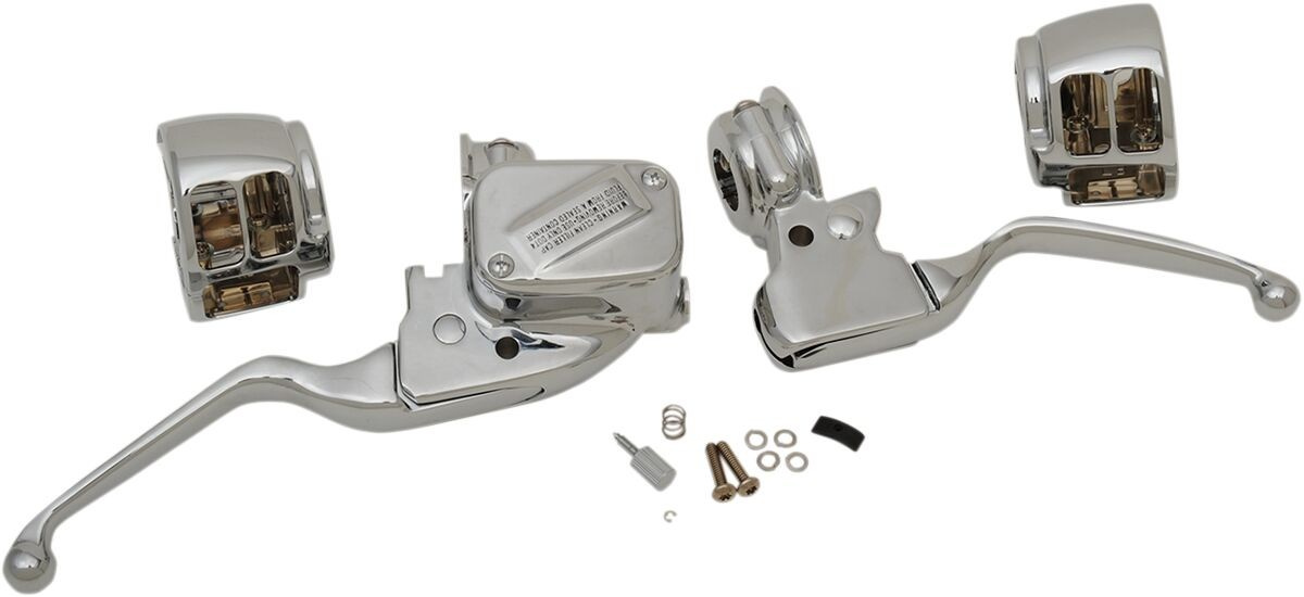 Drag Specialties Handlebar Control Kit (Chrome) Cntrls Hand Chr St 15-