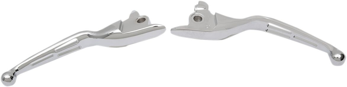 Drag Specialties Lever Sets Slotted Wide Blade Chrome Levers Chr Slot