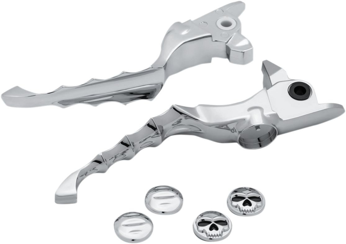 Kuryakyn Levers Zombie Chrome Levers Zombie - Fl/Flt 17-20 -