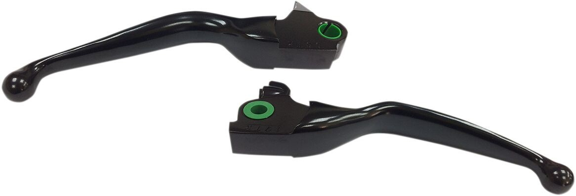 Drag Specialties Wide Blade Lever Sets Matte Black Lever Hand Blk Trke