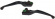 Drag Specialties Wide Blade Lever Sets Matte Black Lever Hand Blk Trke